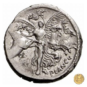 453/1 - denario L. Plautius Plancus 47 BC (Roma)