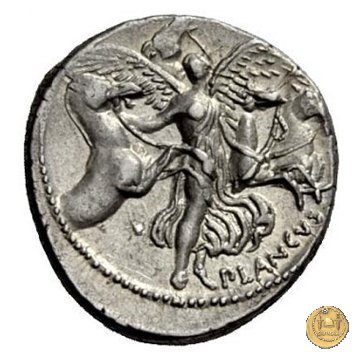 453/1 - denario L. Plautius Plancus 47 BC (Roma)