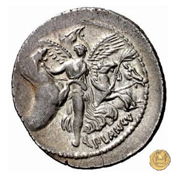 453/1 - denario L. Plautius Plancus 47 BC (Roma)