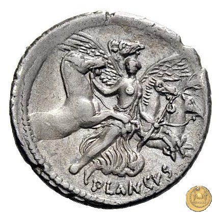 453/1 - denario L. Plautius Plancus 47 BC (Roma)