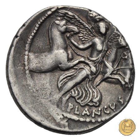 453/1 - denario L. Plautius Plancus 47 BC (Roma)