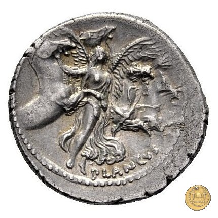 453/1 - denario L. Plautius Plancus 47 BC (Roma)