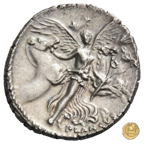 453/1 - denario L. Plautius Plancus 47 BC (Roma)