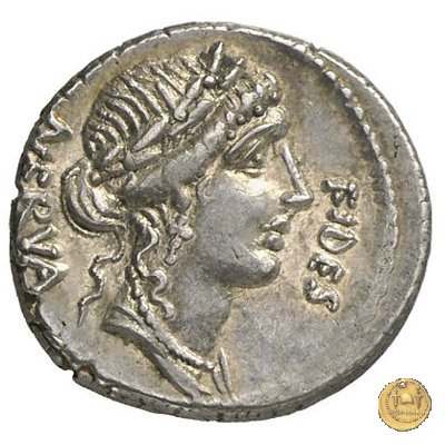 454/1 - denario A. Licinius Nerva 47 BC (Roma)