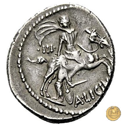 454/1 - denario A. Licinius Nerva 47 BC (Roma)