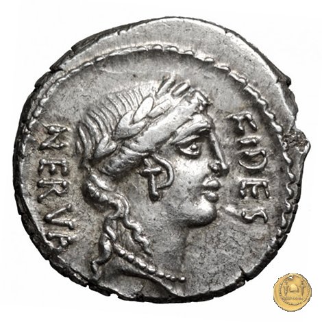 454/1 - denario A. Licinius Nerva 47 BC (Roma)