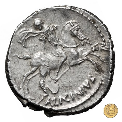 454/1 - denario A. Licinius Nerva 47 BC (Roma)