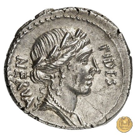 454/1 - denario A. Licinius Nerva 47 BC (Roma)