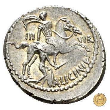 454/1 - denario A. Licinius Nerva 47 BC (Roma)