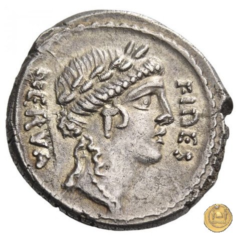 454/1 - denario A. Licinius Nerva 47 BC (Roma)