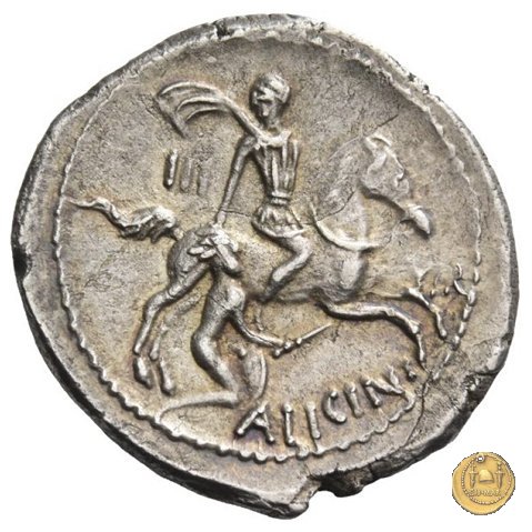 454/1 - denario A. Licinius Nerva 47 BC (Roma)