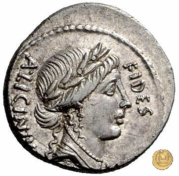 454/2 - denario A. Licinius Nerva 47 BC (Roma)