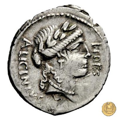 454/2 - denario A. Licinius Nerva 47 BC (Roma)