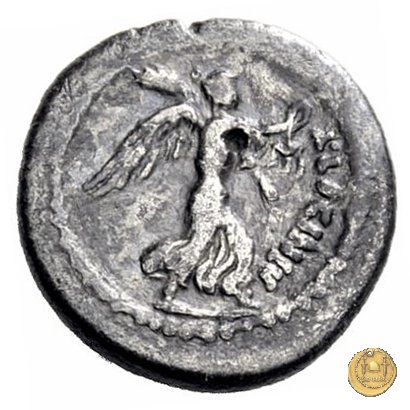 454/3 - quinario A. Licinius Nerva 47 BC (Roma)