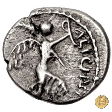 454/4 - sesterzio A. Licinius Nerva 47 BC (Roma)