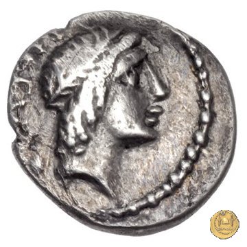 454/4 - sesterzio A. Licinius Nerva 47 BC (Roma)