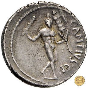 455/1 - denario C. Antius C.f. Restio 47 BC (Roma)