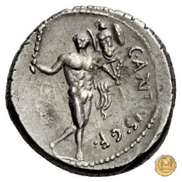 455/1 - denario C. Antius C.f. Restio 47 BC (Roma)