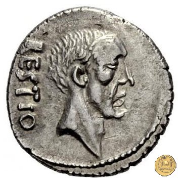 455/1 - denario C. Antius C.f. Restio 47 BC (Roma)