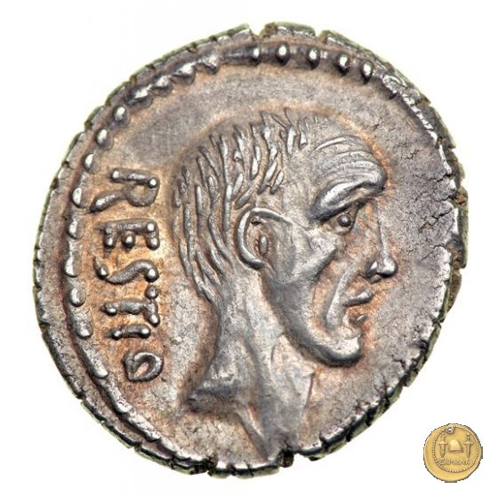 455/1 - denario C. Antius C.f. Restio 47 BC (Roma)