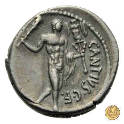 455/1 - denario C. Antius C.f. Restio 47 BC (Roma)