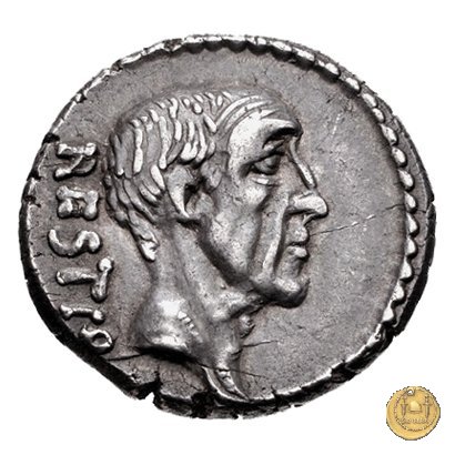 455/1 - denario C. Antius C.f. Restio 47 BC (Roma)