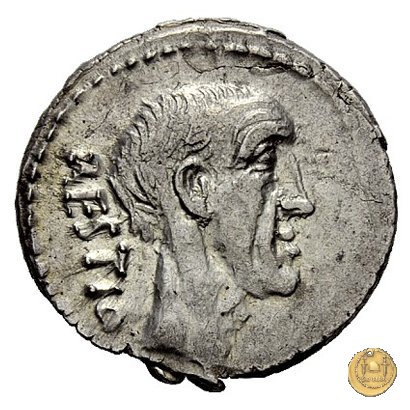 455/1 - denario C. Antius C.f. Restio 47 BC (Roma)