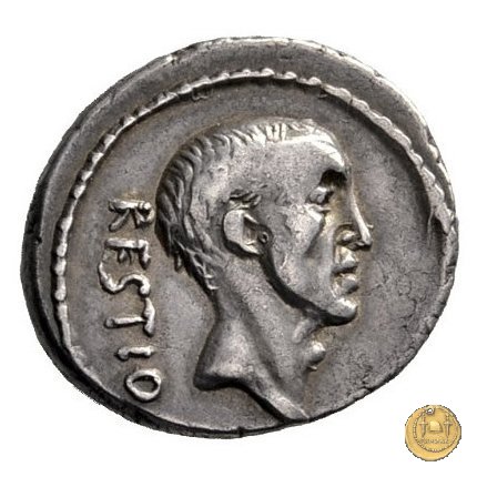 455/1 - denario C. Antius C.f. Restio 47 BC (Roma)