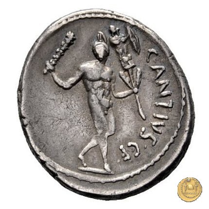 455/1 - denario C. Antius C.f. Restio 47 BC (Roma)