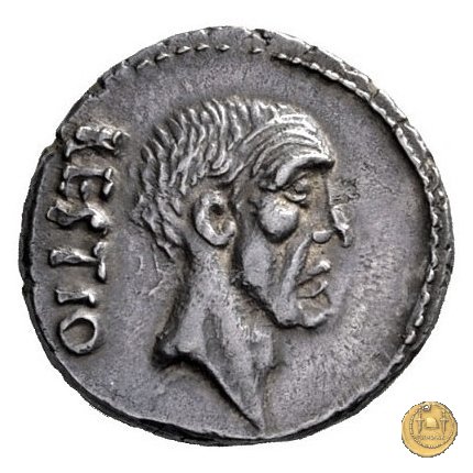 455/1 - denario C. Antius C.f. Restio 47 BC (Roma)