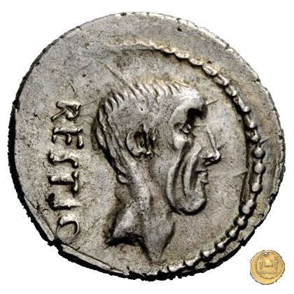 455/1 - denario C. Antius C.f. Restio 47 BC (Roma)