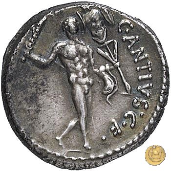 455/2 - denario C. Antius C.f. Restio 47 BC (Roma)