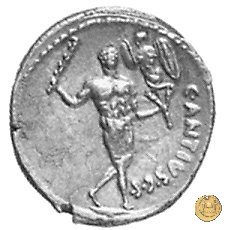 455/2 - denario C. Antius C.f. Restio 47 BC (Roma)