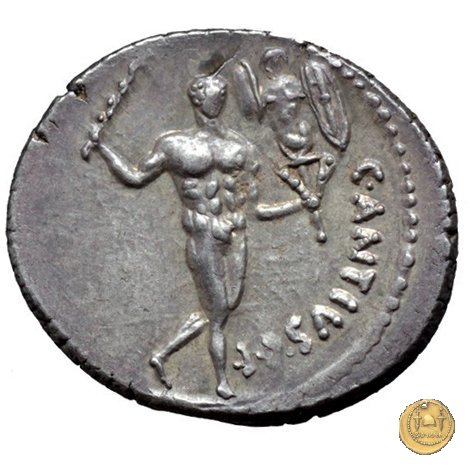 455/2 - denario C. Antius C.f. Restio 47 BC (Roma)