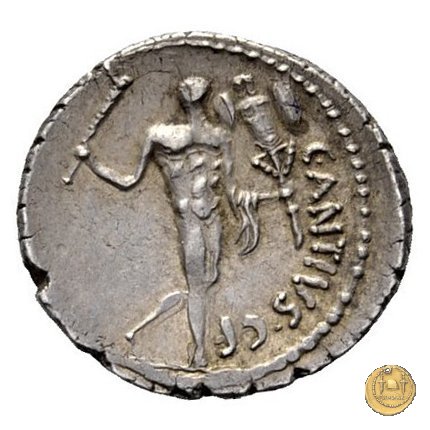 455/2 - denario C. Antius C.f. Restio 47 BC (Roma)