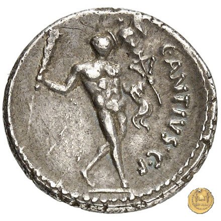 455/2 - denario C. Antius C.f. Restio 47 BC (Roma)