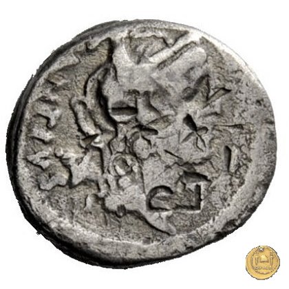 455/3 - quinario C. Antius C.f. Restio 47 BC (Roma)