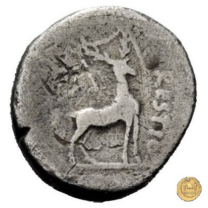 455/3 - quinario C. Antius C.f. Restio 47 BC (Roma)