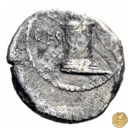 455/4 - sesterzio C. Antius C.f. Restio 47 a.C. (Roma)
