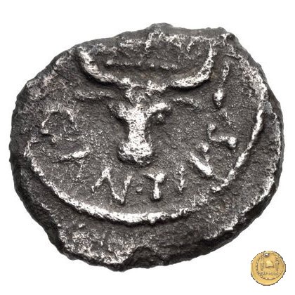 455/4 - sesterzio C. Antius C.f. Restio 47 BC (Roma)