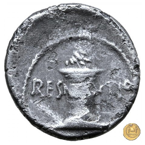 455/4 - sesterzio C. Antius C.f. Restio 47 BC (Roma)