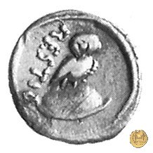 455/6 - sesterzio C. Antius C.f. Restio 47 BC (Roma)