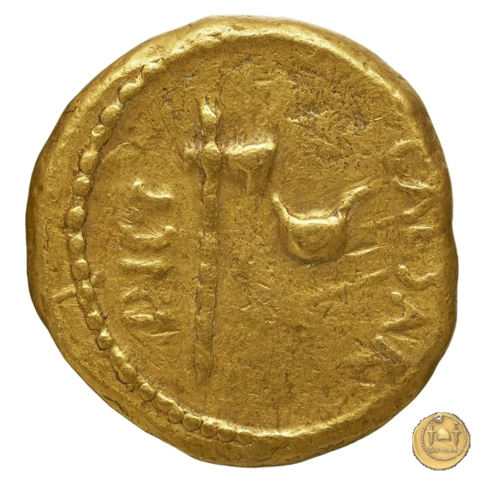 456/1 - aureo C. Iulius Caesar 47&nbsp;BC (Est)