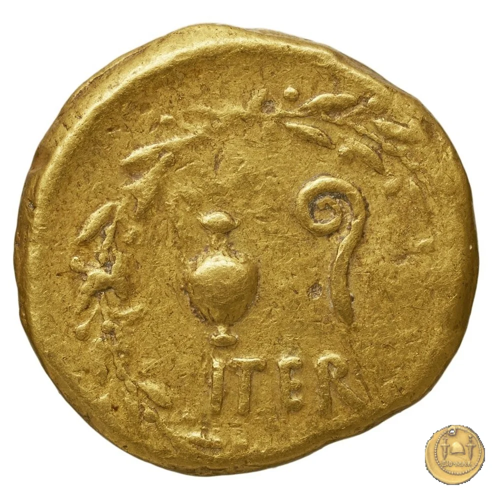 456/1 - aureo C. Iulius Caesar 47&nbsp;BC (Est)