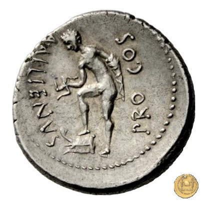 457/1 - denario C. Iulius Caesar / A. Allienus 47 BC (Sicilia)