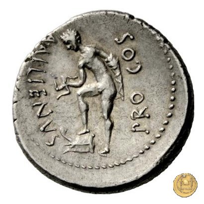 457/1 - denario C. Iulius Caesar / A. Allienus 47 BC (Sicilia)