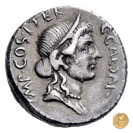 457/1 - denario C. Iulius Caesar / A. Allienus 47 BC (Sicilia)