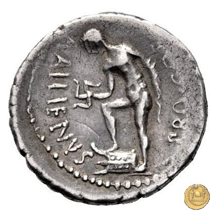 457/1 - denario C. Iulius Caesar / A. Allienus 47 BC (Sicilia)