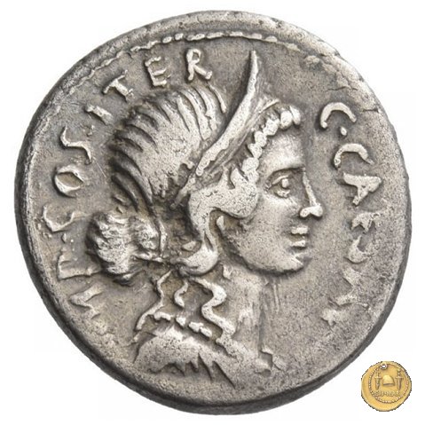 457/1 - denario C. Iulius Caesar / A. Allienus 47 BC (Sicilia)