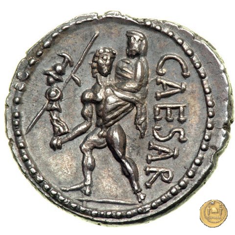 458/1 - denario C. Iulius Caesar 47-46 BC (Africa)